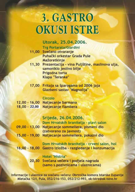 Do�ite na zavr�nu sve�anu ve�eru u hotel 'Histriju'.
